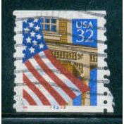 Used 2913 32c U.S. Flag Over Porch Fine CNS 22222 W0833