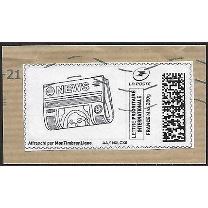 Self-print Stamp: Lettre Prioritaire Internationale: News