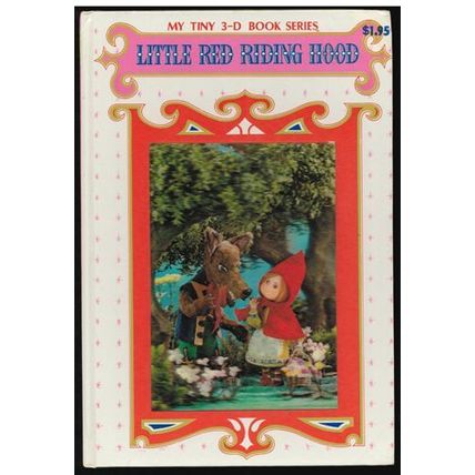 2: Tiny 3-D Book Series: THREE LITTLE KITTENS & LITTLE RED RIDING HOOD FREE SH