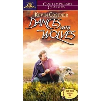 Dances with Wolves...Starring: Kevin Costner, Mary McDonnell (used VHS)