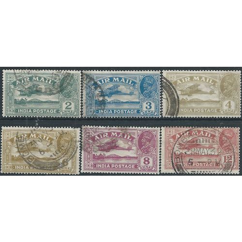 India 1929 AIR Set SG220-225 Fine Used . ...