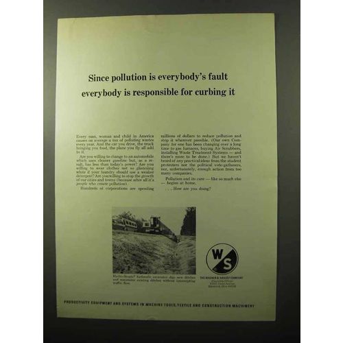 1970 Warner & Swasey Hydro-Scopic Excavator Ad