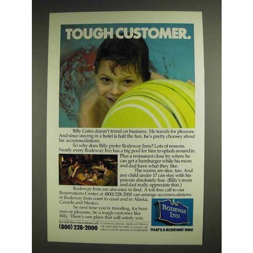1978 Rodeway Inn Motel Ad - Tough Customer