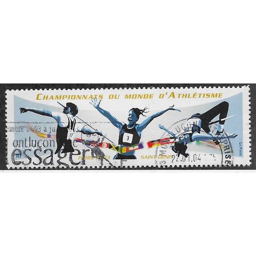 FRA 2003 50c 'IAAF WORLD ATHLETICS CHAMPIONSHIPS' FINE USED (EBID60-982)