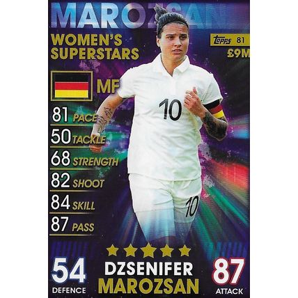 Match Attax - 101 (2019): Women's Superstars (Base) - Germany, Marozsán