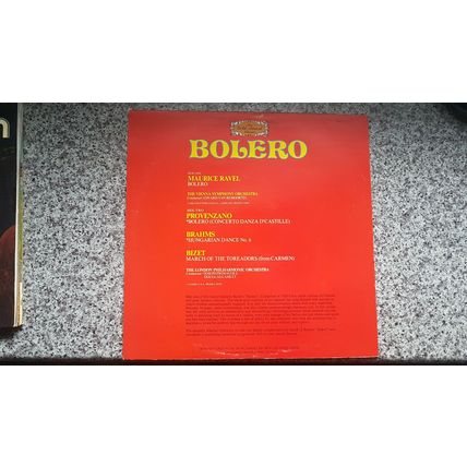 The Vienna Symphony Orchestra ‎– Ravel, Bolero