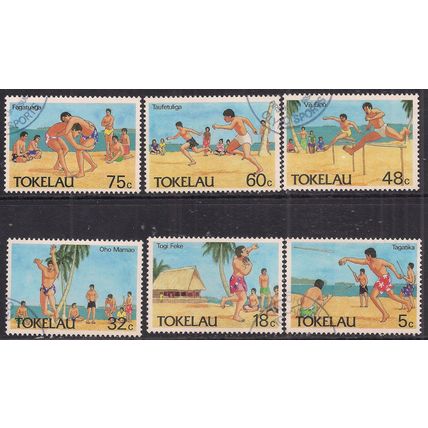 Tokelau 1987 QE2 set Olympic sports used ( 929 )