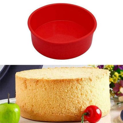 Quality 6 inch Silicone Round Cake Pan Tins Non-stick Baking Mould Bakeware Tray