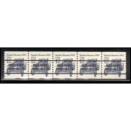 2132b 12c Stanley Steamer Very Fine MNH Dry Gum PNC 1/5 X2054