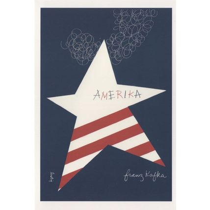 Amerika America Franz Kafka 1946 Book Rare Postcard