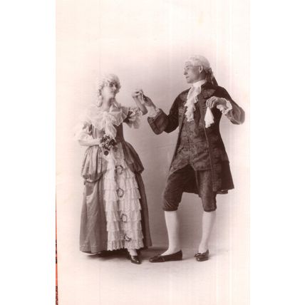 Electric Portraits Nottingham Lincoln Wigan Fancy Dress Ball Postcard