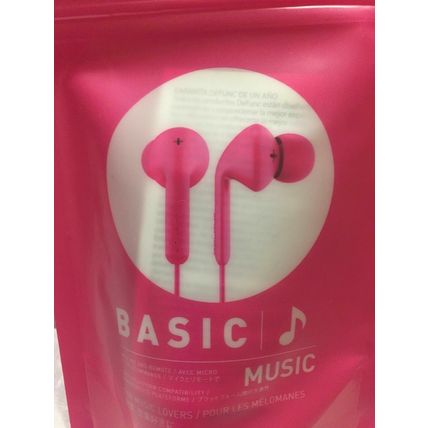 New Defunc Basic Earbuds - Pink for Music Lovers