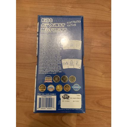 Kids Against Maturity Illustrated Edition Card Game Ages 10 & Up