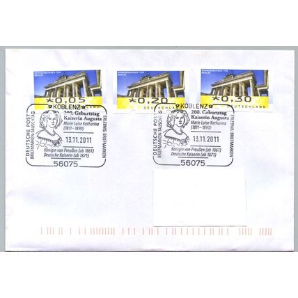 Deutschland SSt. Koblenz "200. Geb. Kaiserin Augusta" 2011