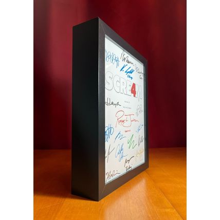 Scream 4 Script Signed- Autograph Reprints- 111 Pages- Ghost Face