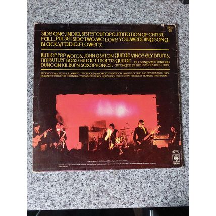 The Psychedelic Furs – The Psychedelic Furs (CBS84084) 1980 (LP) - Pink Cover