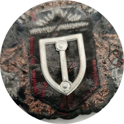 Sew On Griffin Badge Embroidered Metal Centre Crest Bumble Patch Detailed P623