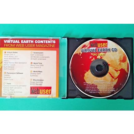 VIRTUAL EARTH ON 1 PC CD-ROM