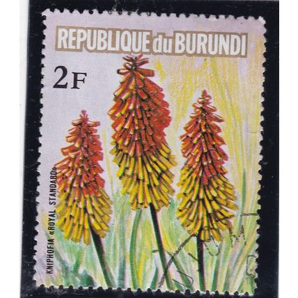 Burundi 1973 Kniphofia Royal Standard 2f CTO SG 853 VGC