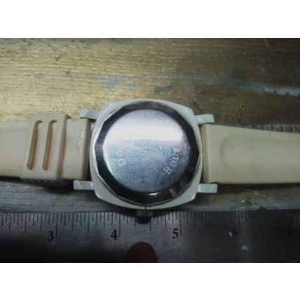 DOONEY & BOURKE Watch White Silicone Rubber Band Large Face