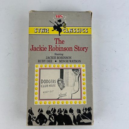 The Jackie Robinson Story Star Classics VHS Video Tape