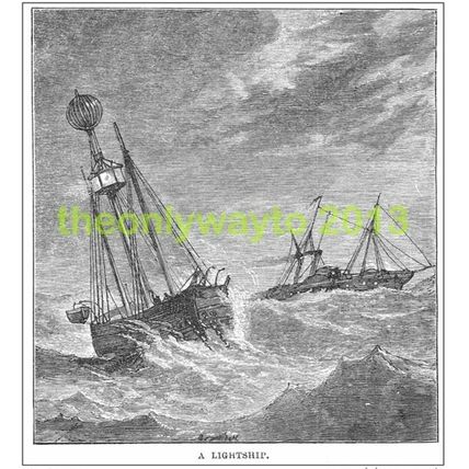 Lightship, c1900, MODERN REPRODUCTION