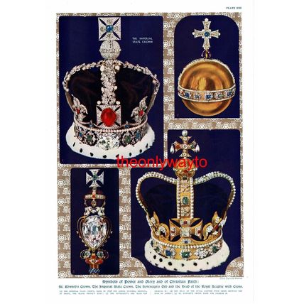 Symbols Of Power And Glory & Christian Faith, Book Illustration (Print) 1953