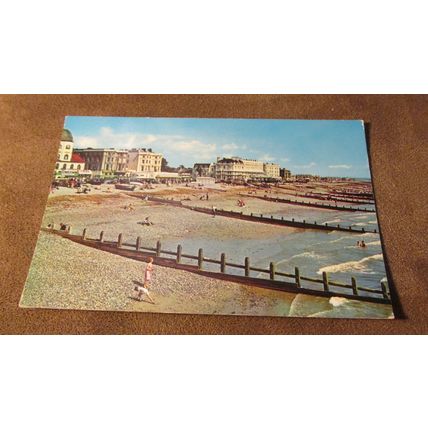 1970s Postcard - The Beach Worthing, Sussex