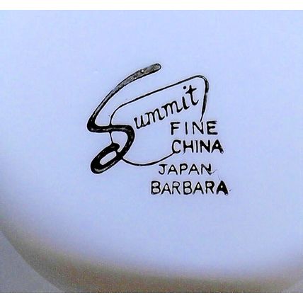 Summit Fine China Ceramic Barbara Sugar Bowl With Lid Floral Design Gold Trimmed
