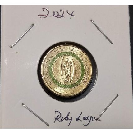 Australia 2024 National Rugby League Premiership $2 Coloured Coin