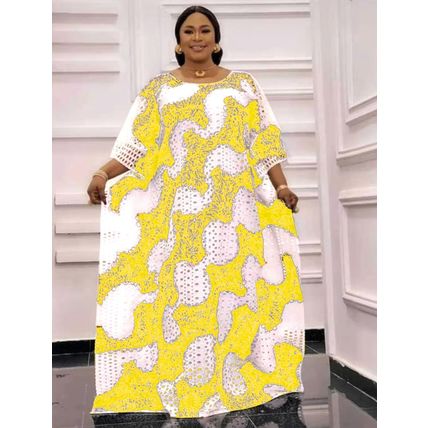 Plus Size Loose Dress, Muslim Women's Personalized Fashion Long Dress