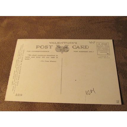 1940s Postcard - Peel Bay & Castle - Isle of Man - Artist Brain Gerald / A259