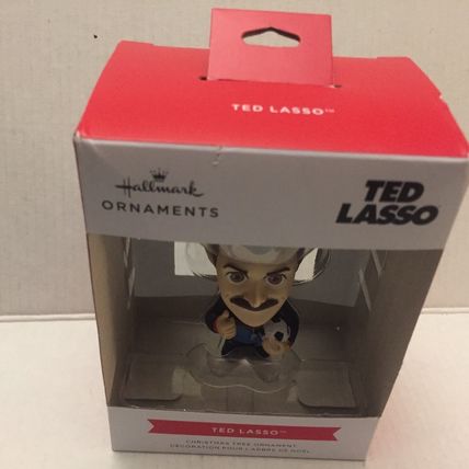 New Hallmark Ornament Ted Lasso Figurine