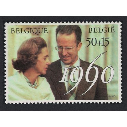 Belgium Royal 30th Wedding Anniversary 1990 MNH SG#3046