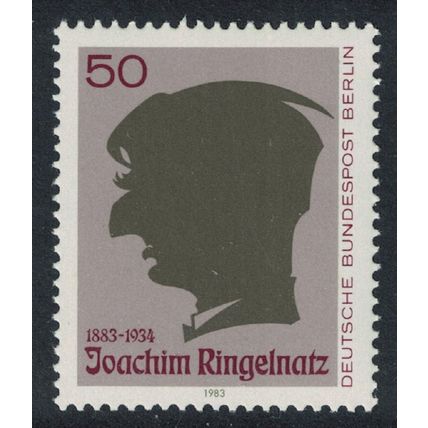 Berlin Birth Centenary of Joachim Ringelnatz poet and painter 1983 MNH SG#B663
