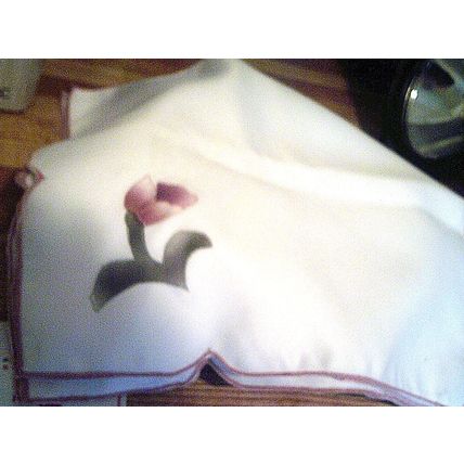 Napkins tulip flower design set of 4