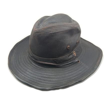 STETSON Weathered Cotton Outback Hat with Fully Shapeable Brim