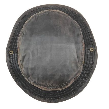 UPF50+ Weathered Cotton Button-Up Brim Bucket Hat Size M