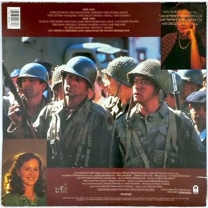 A TIME OF DESTINY original 1988 Ennio Morricone soundtrack record album