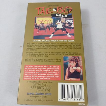 Billy Blanks - Tae/Bo Gold - 1999 - VHS Tape - Used