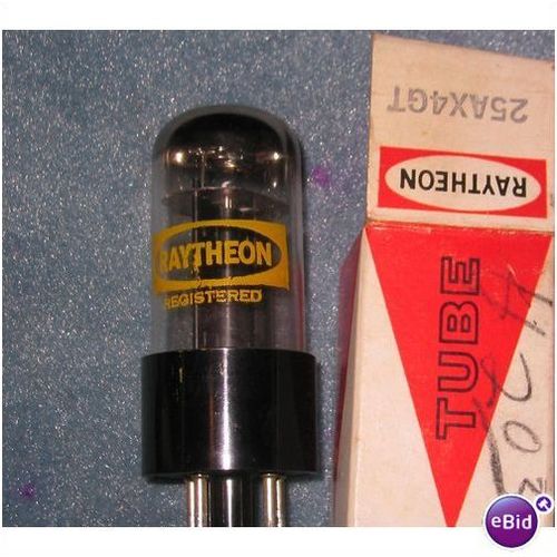 25AX4 GT / G Radio Vacuum Tube NOS Raytheon