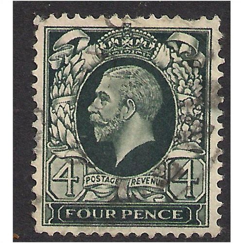 GB 1935 KGV 4d Grey Green SG 445 (C411)