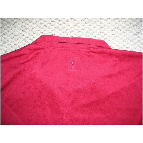 PGA Tour Red Mens XXL Polyester zippered neck shirt long sleeve