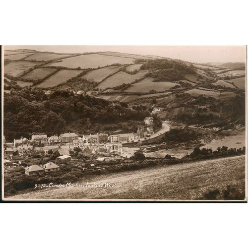 Vintage 'Sweetman & Son Ltd' PC 1947 - Combe Martin, Devon - Looking West - 9275
