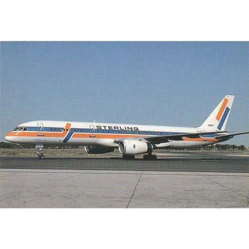 Sterling Boeing B757 27B Aircraft Postcard (A11401)