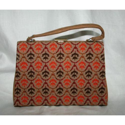 Vintage 1950 1960 Tapestry Bag John Jones & Son