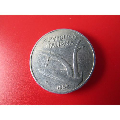 1956 ITALY TEN LIRE FREE POST. O