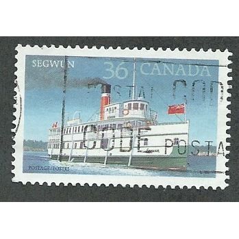 CAN 1987 36c 'SEGWUN STEAMBOAT' FINE USED (EBID46-981)