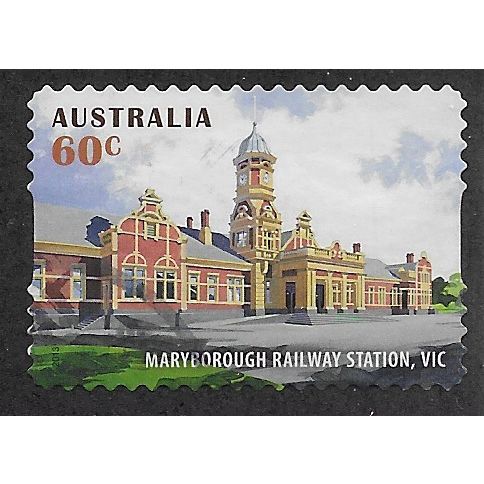 AUS 2013 60c (S/A) 'HISTORIC RAILWAY - MARYBOROUGH' FINE USED (EBID60-604)