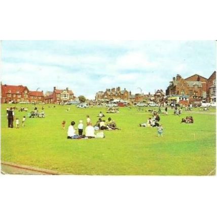Hunstanton, Norfolk - Greensward - postcard, local pmk 1968